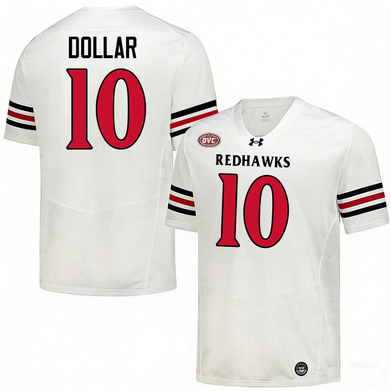 Southeast Missouri State Redhawks #10 Slade Dollar College Football Jerseys,Uniforms-White
